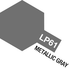 Tamiya Lacquer Paint LP-61 Metallic Gray 10 ML TAM82161 Lacquer Primers  Paints