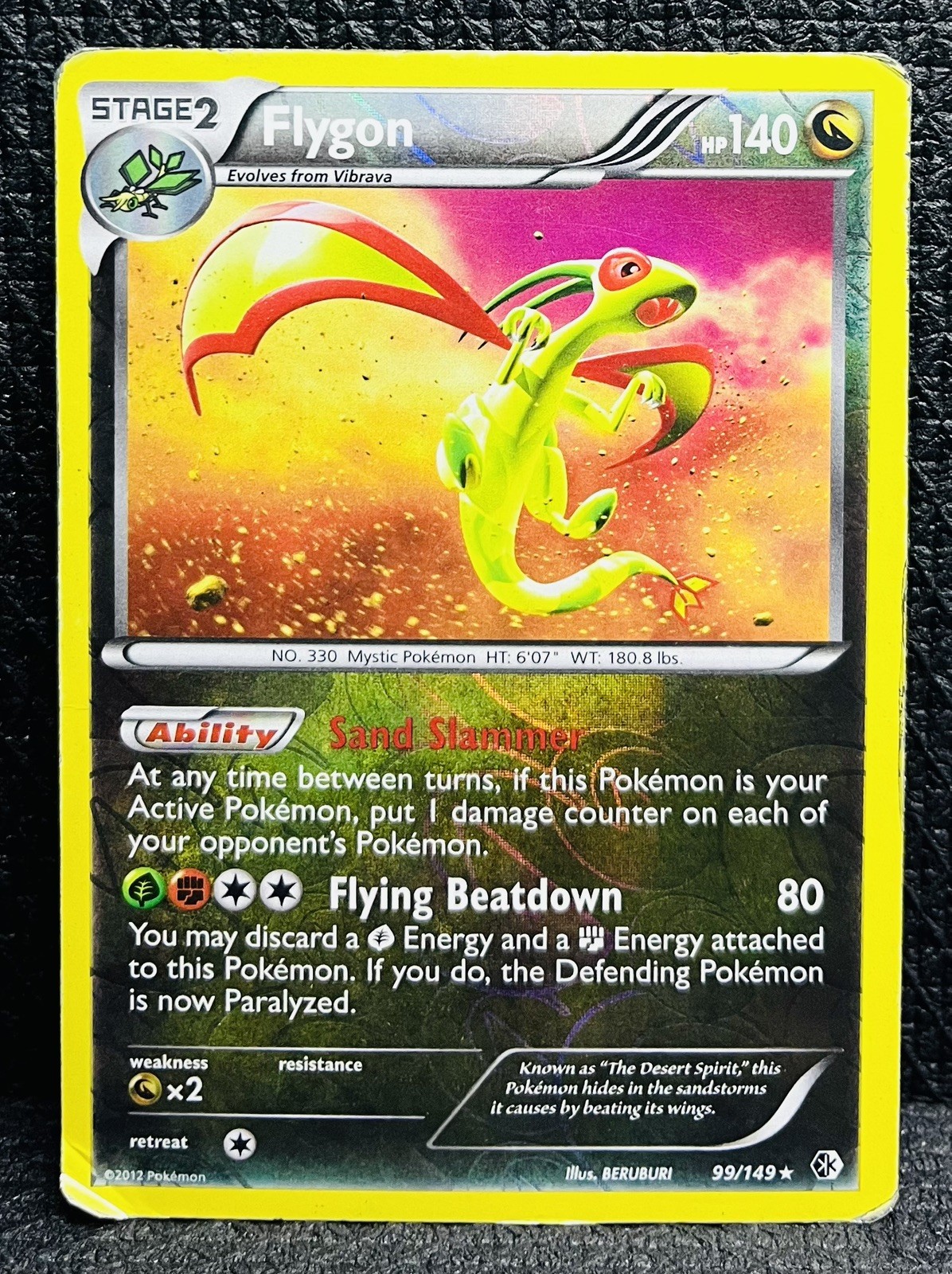 Boundaries Crossed #99/149 Flygon Reverse Holo - HP Condition