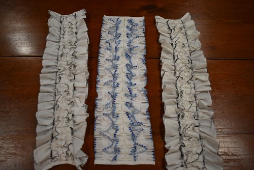 Trio of Ruffled Fronts for Tuxedo Shirts  - Vintage circa 1970s/80s
