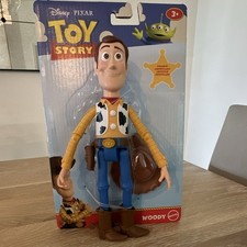Mattel Disney Pixar Toy Story Woody Action Figure Boxed w/ Hat Holster 3
