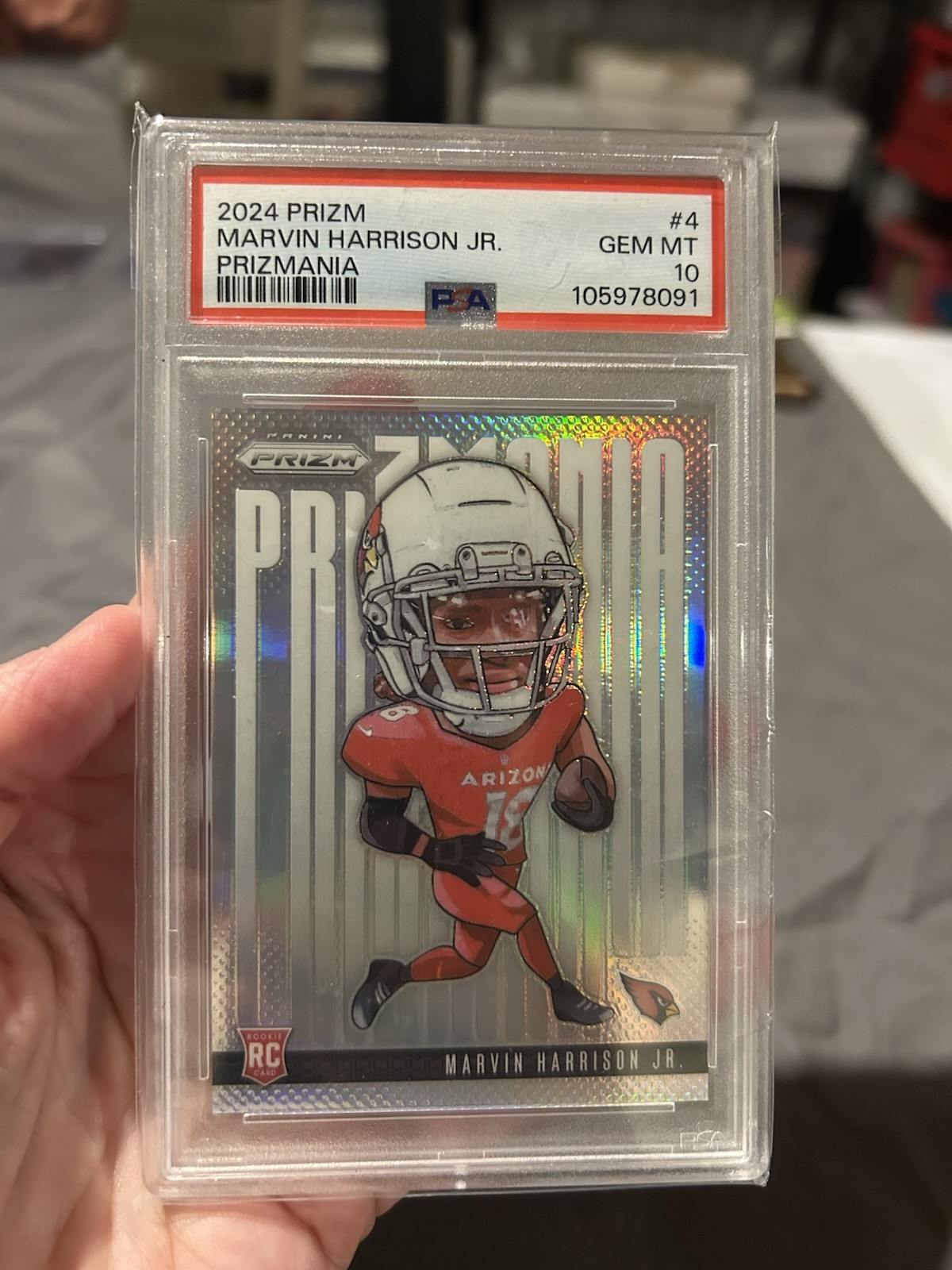 Marvin Harrison Jr. Panini Prizm Prizmania #4 Base