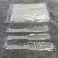 30 Individually Wrapped Combs Disposable Plastic Hair Combs