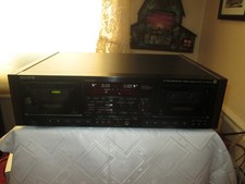 AS-IS Good For Restore Sony TC-WR97ES HX Pro Stereo Double Cassette Deck