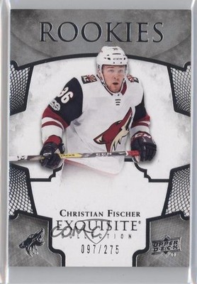 2017-18 Upper Deck Ice Exquisite Rookies 97/275 Christian Fischer #R-4 RC 0a4