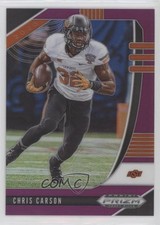 2020 Panini Prizm Draft Picks Purple Prizm Chris Carson #14 2k3