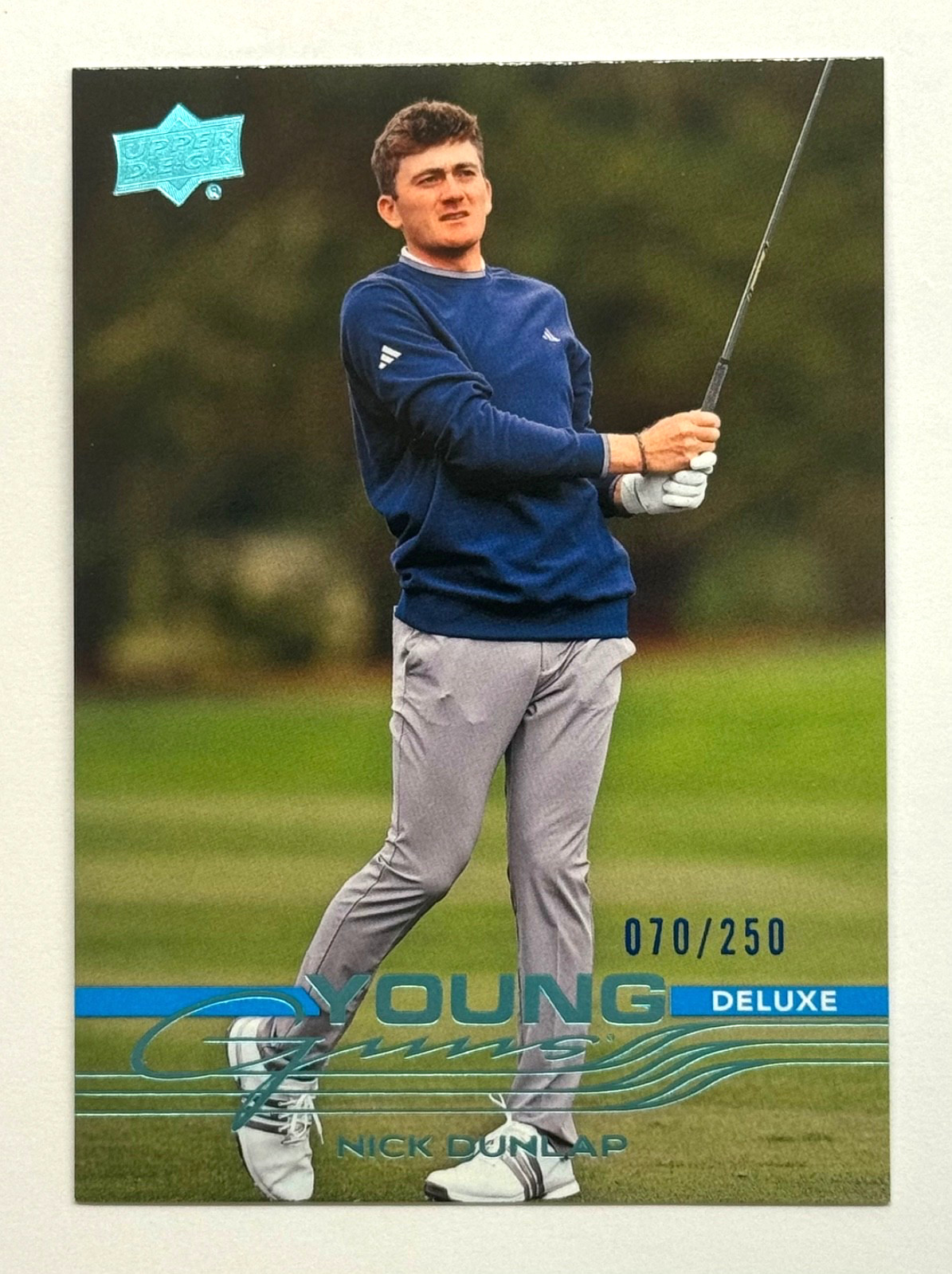 2026 Upper Deck Golf Nick Dunlap Young Guns Deluxe 78/250  🔥  #105