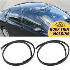 Left Right Side Roof Drip Moulding Trim Set For Toyota Yaris Sedan 2007-2011