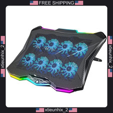 AICHESON Laptop Cooling Pad with 8 Cooler Fans for 15.6-17.3 Inch Computers