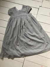 I Love Gorgeous Girls Silver Glitter Shimmer Occasion Dress Age 10-11 Birthday
