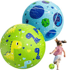 Ball for Little Kids 3 Years Old, 2 Pack 6/8.5 Inch Playground Ball  Kickball f