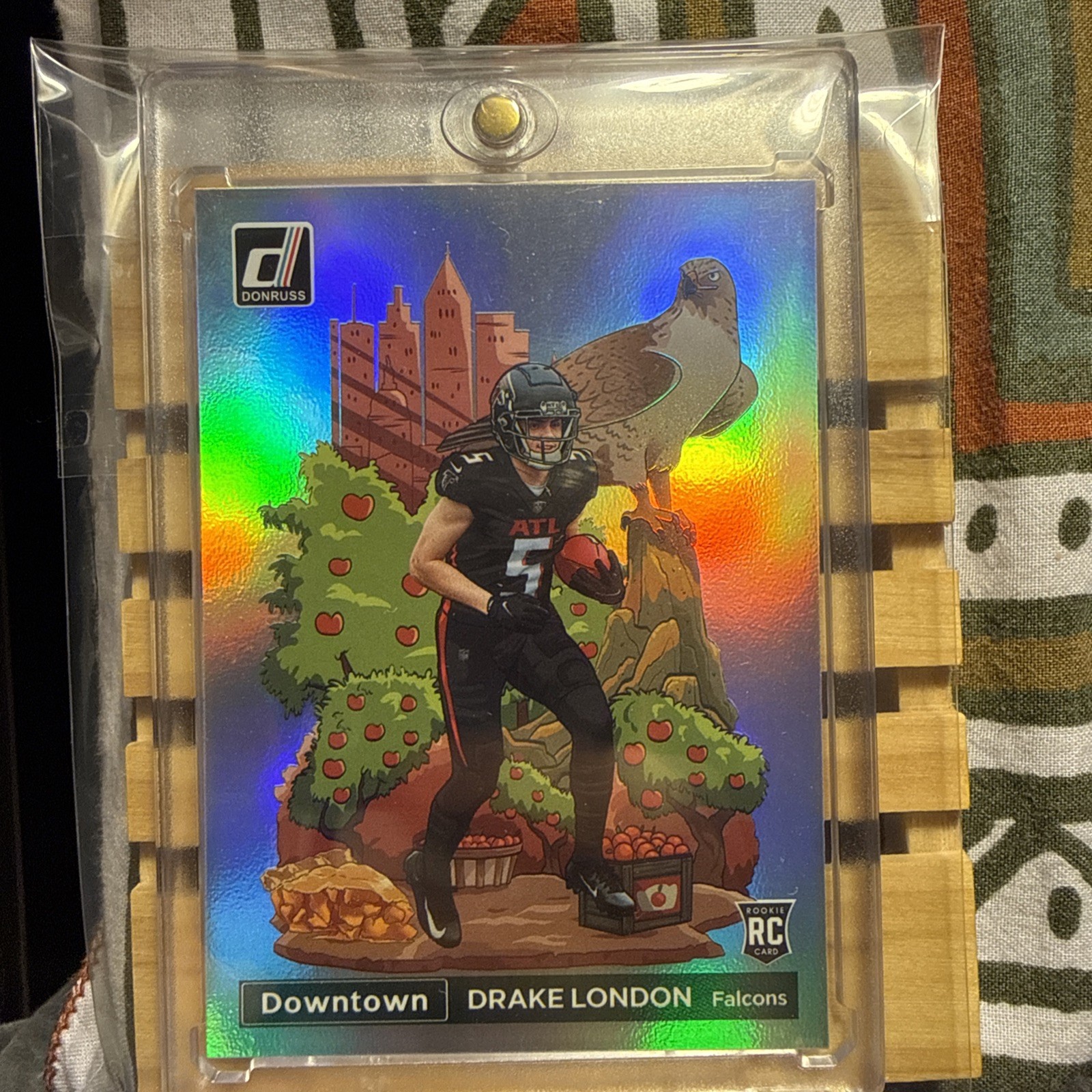 2022 Panini Donruss - Downtown! Drake London #DT-DL (RC) 