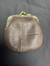 Brown Genuine Leather Coin Purse