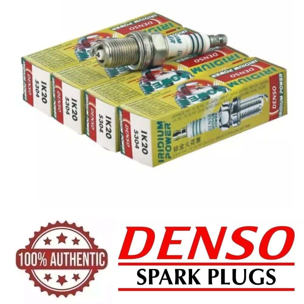 Denso IK20 IRIDIUM POWER 5304 SPARK PLUGS 4-PCS For: TOYOTA LEXUS HONDA ACURA