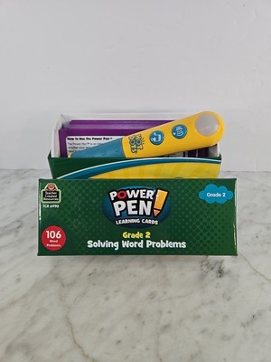 Power Pen 53 Learning Cards, Solving Word Problems Grade 2  Complete Pen Works 