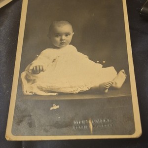 Montgomery Real Photo Postcard RPPC Divided Back Baby Portrait Unposted