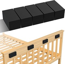 Furniture Wall Protector, 8Pcs 0.71" Thick  12Pcs 0.12" EVA Black