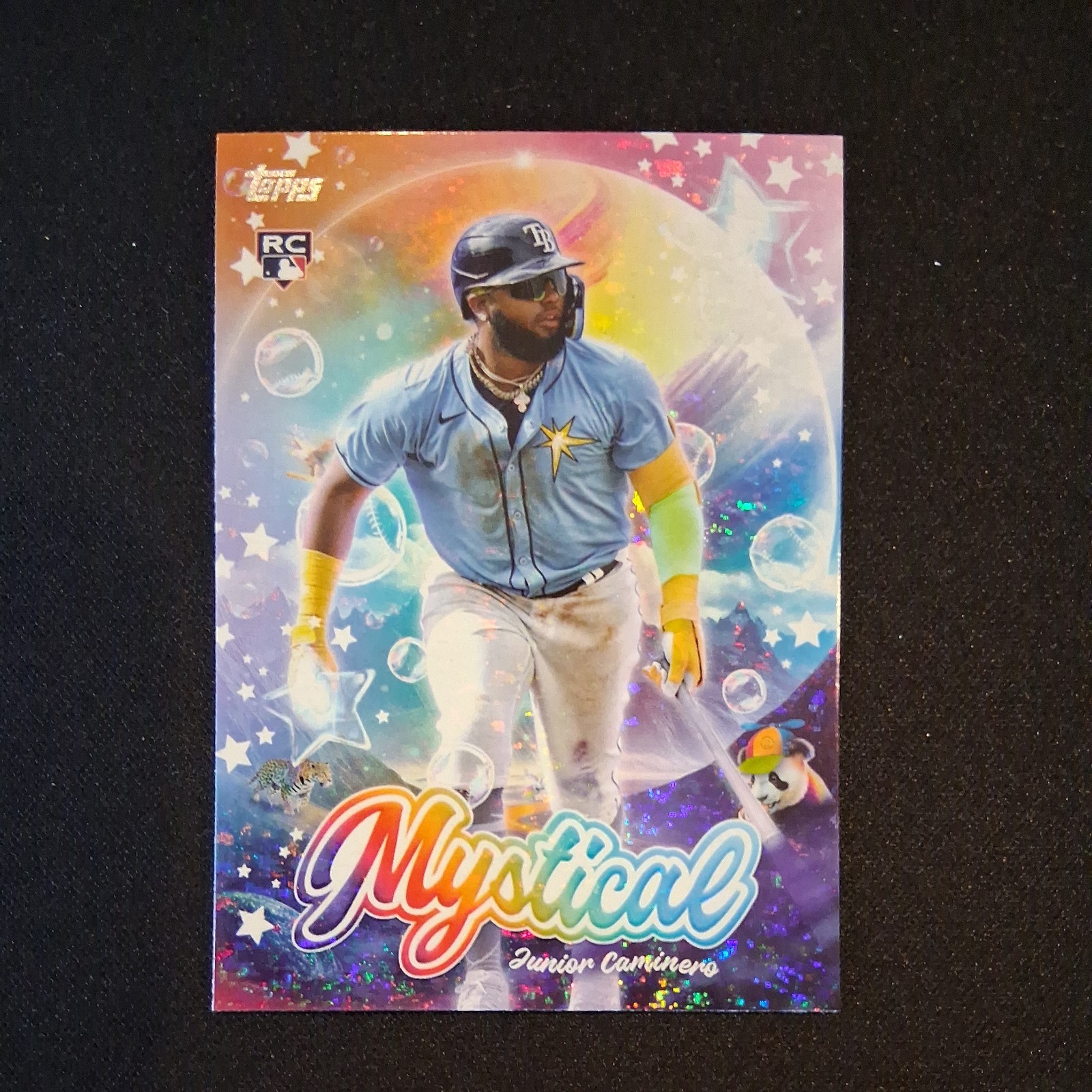 Junior Caminero Rookie RC Mystical Insert 2024 Topps Update #MYS-12 Rays