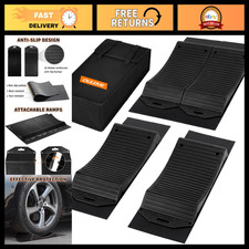 Anti-slip Tire Protector Ramps Prevent Flat Spots Heavy Duty 4 Pack