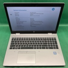 HP Probook 650 G5 - Powers On - NO HARD DRIVE- Untested
