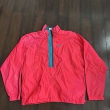 Vintage Nike 1/2 Zip Pullover Windbreaker Jacket Men s Sz Large Fair Condition