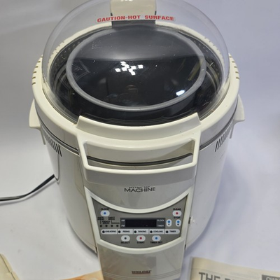#ad #ad WELBILT Bread Maker The Bread Machine ABM 100 4 White Dome Top 2 Lb amp; Manual $79.99