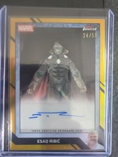 2026 Topps Finest Fantastic Four Esad Ribic Infamous Iron Man #1 Auto Gold /50