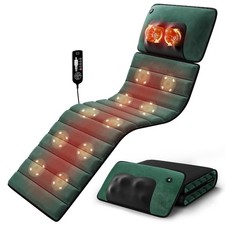 Full Body Massage Mat with Heat, Detachable Massager Pad Deep Tissue Pain Rel...