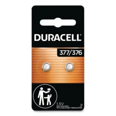 Button Cell Battery, 376/377, 1.5 V, 2/pack DURD377B2PK  PRODUCTS COMPANY