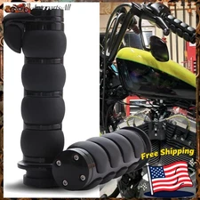 Motorcycle Handlebar Hand Grips 1" for Harley Touring Street Electra Road Glide