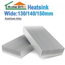 Width 130 150mm Aluminum Heatsink Heat Sink Length 100 300mm for CPU LED Power