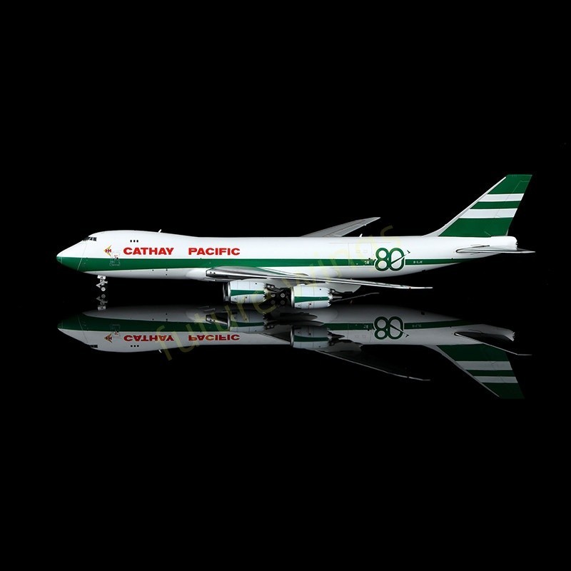 1:400 YY Wings Cathay Pacific B747-8F B-LJE “80Years” Aircraft