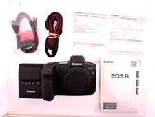 Canon EOS R Digital Camera Body Only Black Battery Charger Manual in Box 22