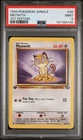 PSA 9 Meowth 56/64 1st Edition Jungle 1999 Pokemon WOTC