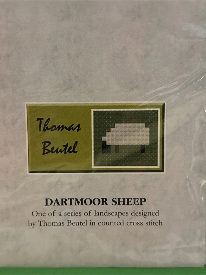 "Heritage Crafts набор для вышивки счетным крестом ""Дартмурская овца"" Томас Бютель 2012 Великобритания" - Изображение 4 из 4