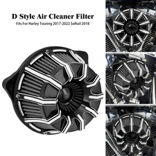 10 Spokes CNC Air Filter Gray Intake For Harley 18-2025 Softail Fat Boy Breakout
