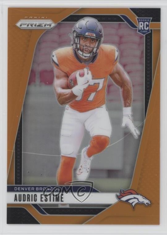 2024 Panini Prizm Rookies Orange Prizm 126/249 Audric Estime #306 1cz3