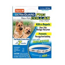 Hartz UltraGuard Pro Reflective Flea  Tick Collar for Dogs and Puppies 2-PK  