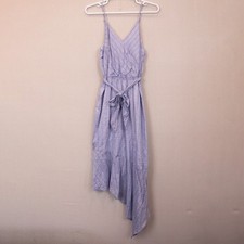 Universal Thread asymmetrical tie waist blue midi dress NWT-XXL
