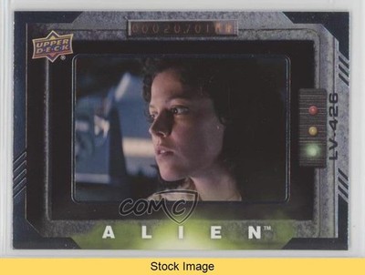 2017 Upper Deck Alien Movie Silver Foil Modern Ellen Ripley A Warning? READ nd2