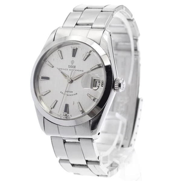 Rolex — Tudor Prince Oysterdate 7996 34mm SS Silver Dial Automatic Date Watch #C8470