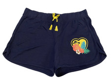 Wonder Nation Girls Navy Blue Shorts Size Xl 14 to 16 Plus Tropical Beach Summer