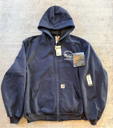Carhartt J131 DNY Active Jacket XL Navy Thermal Lined Whirlpool USA NWT 2011 - product listing photo
