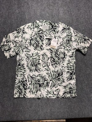 Carhartt WIP Hinterland Foliage Iconic Mens Large Camp Shirt NWT