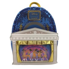 Loungefly Disney Hercules The Musical Backpack Sequin UK exclusive NWT