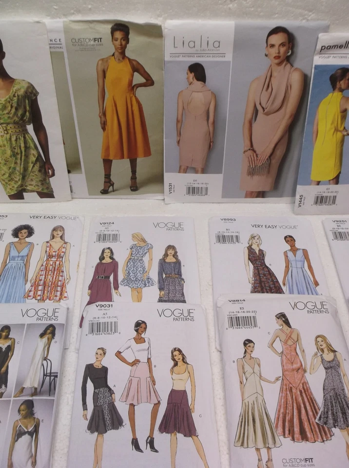 Vogue Designer Dress Patterns Lot of 14 Uncut Betzina Reese Lialia Roland NOS - Image 3 of 4