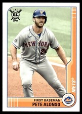 Pete Alonso 2021 Topps Big League #16 New York Mets FREE SHIPPING AutographDen
