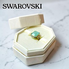 Swarovski Chroma Octagon Rhinestone Ring 58 Approximately No. 16