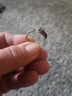 Vintage Sterling Silver Buck Rabbit Finger Wrap Ring Jan Palumbo Size 7 1/2