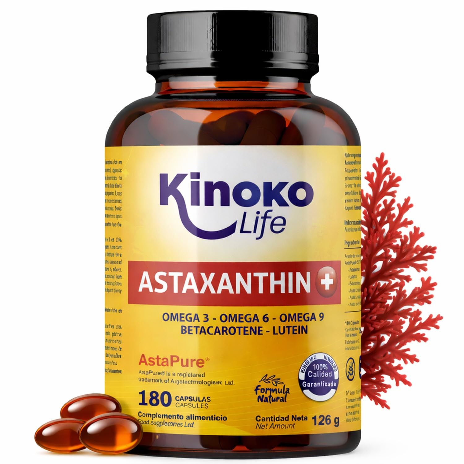 Astaxantina Plus Sport 4mg con Omega e Luteina | Recupero e Vista