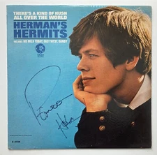 PETER NOONE Herman's Hermits signed autograph LP  COA